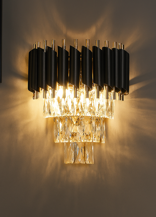 Black Mamba Wall Light – Luxury Crystal Wall Lamp