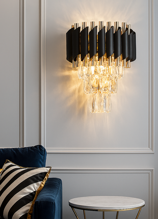 Black Mamba Wall Light – Luxury Crystal Wall Lamp