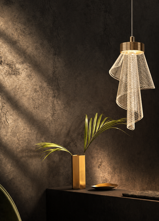 Auric Veil Pendant Light