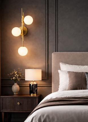 Aurum Trio – Luxury Vertical Wall Light