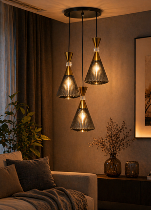 Bellarise Hanging Lamp – Single Pendant & Set of 3 | Luxury Pendant Light