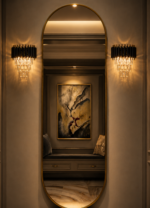 Black Mamba Wall Light – Luxury Crystal Wall Lamp