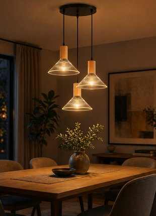 CASAWOOD GLASS PENDANT