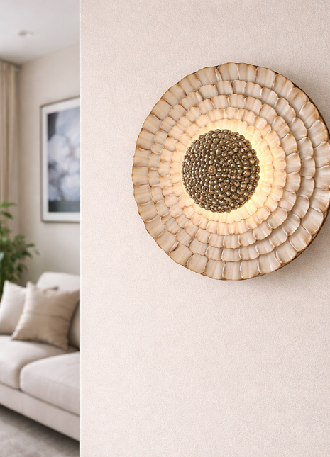 Noctis Bloom Resin Wall Light