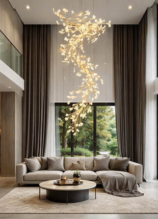 Floral Nebula – Luxury Bloom Cascade Chandelier