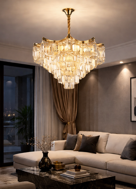 Maison Royale Crystal Chandelier