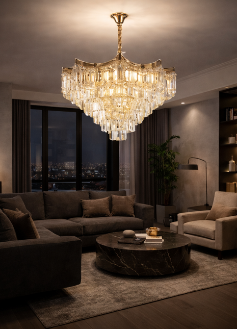 Maison Royale Crystal Chandelier