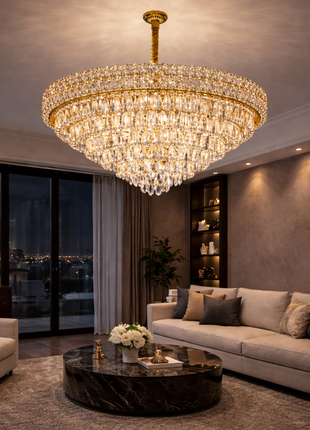 Empress Celestia (800mm) – Grand Crystal Cascade Chandelier