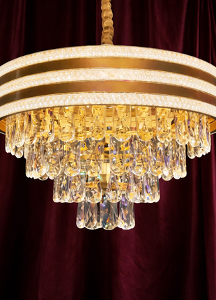 Novara Crystal Ring Chandelier