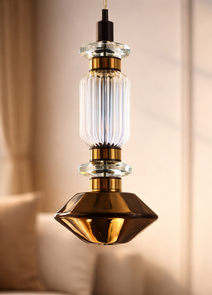 Crystelle Pendant – Elegant Crystal Designer Light