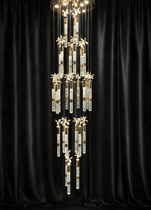 Grand Foyer Blossom - Duplex Chandelier
