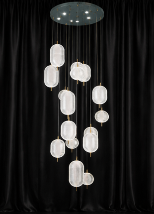 Atrium Mist - Duplex Chandelier