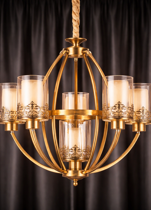 Imperial Legacy ( 5+1 Lights )– Classic Royal Chandelier