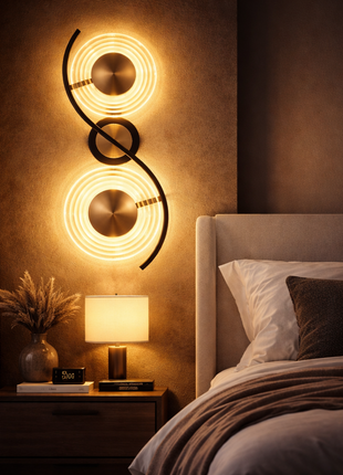 Solar Orbital Wall Light