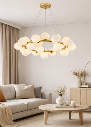 Opaline Orb Ring (25 light)