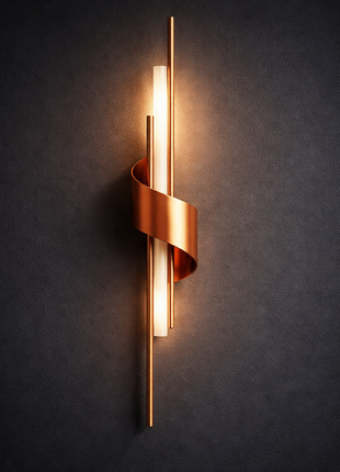 Imperial Twist – Luxury Sculptural Wall Light