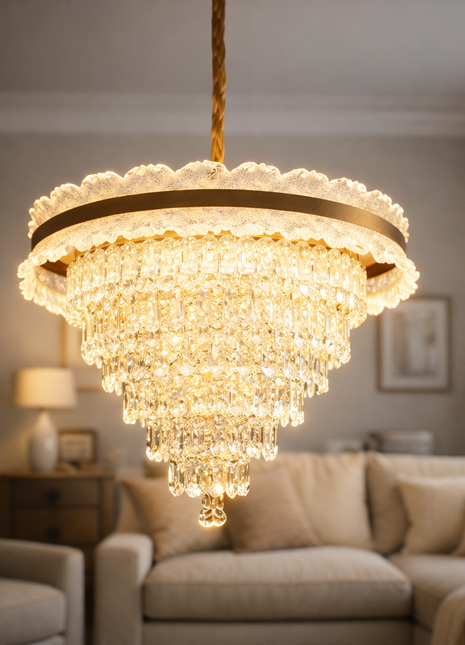 Vellaro Crown – Crystal Chandelier