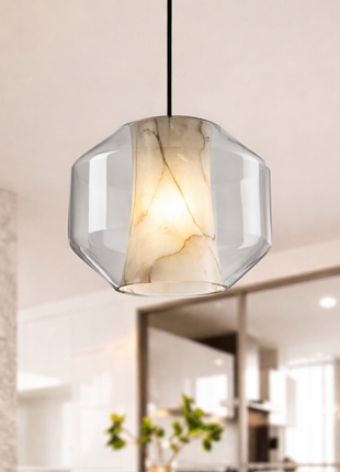 Opaline Pendant – Frosted Glass Designer Light