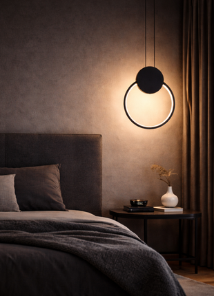 LunaLoop Pendant – Soft Halo Glow for Modern Interiors