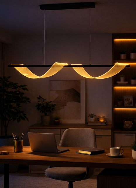 ProLume Desk Pendant Light – Modern Linear LED Hanging Light for Office Desk, Workspace & Study Table