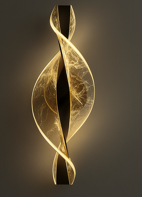 Lustra Twist Wall Light – Modern Artistic LED Wall Lamp