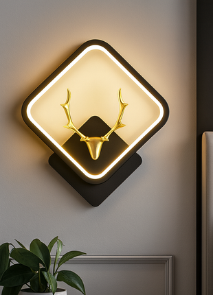 Deer LED Wall Lamp – Symbol of Grace and Modern Artistry