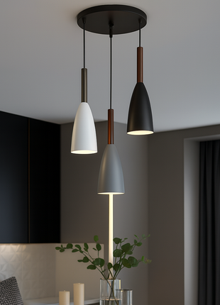 Ardena Trio Pendant Light – Modern Minimalist Ceiling Lights