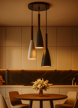 Ardena Trio Pendant Light – Modern Minimalist Ceiling Lights