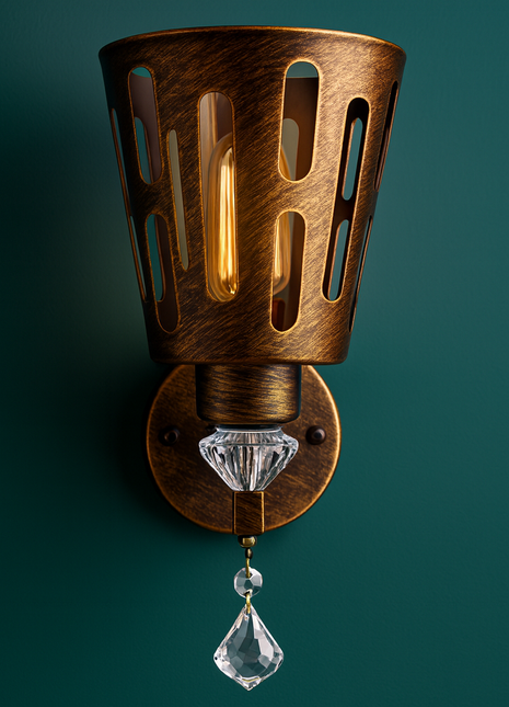 Vintara Glow Wall Lamp – Vintage Charm, Modern Brilliance