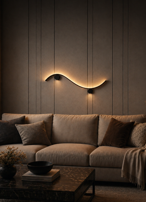 Curve Lux  ( 600mm ) – Sculptural LED Wall Light