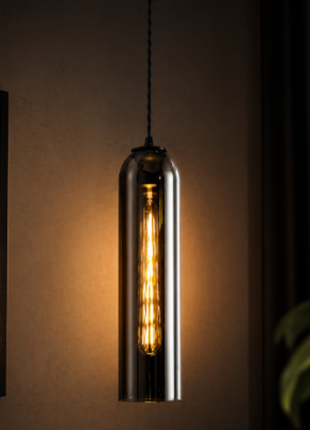 Edison Vault Glass Pendant Light – Sleek Contemporary Design in Modern Glass Tube