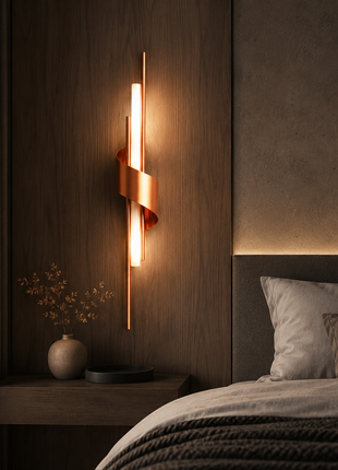Imperial Twist – Luxury Sculptural Wall Light