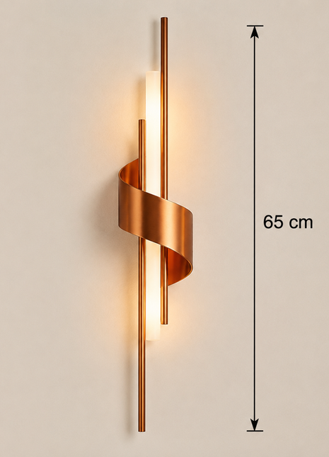 Imperial Twist – Luxury Sculptural Wall Light