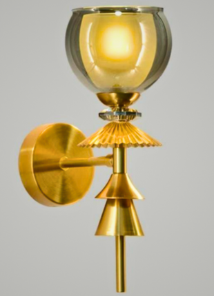 Golden Crest Sconce