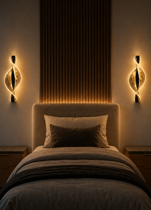 Lustra Twist Wall Light – Modern Artistic LED Wall Lamp