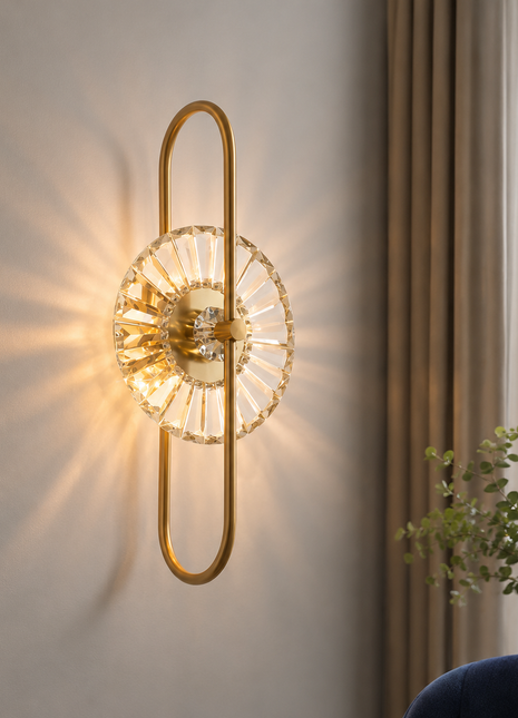 Solarine Wall Light – Crystal Wall Lamp