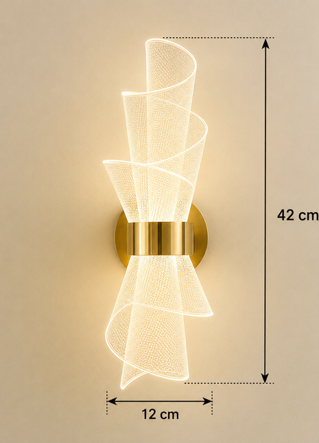 SpiraGlow LED Wall Light – The Elegance of Motion, Illuminated