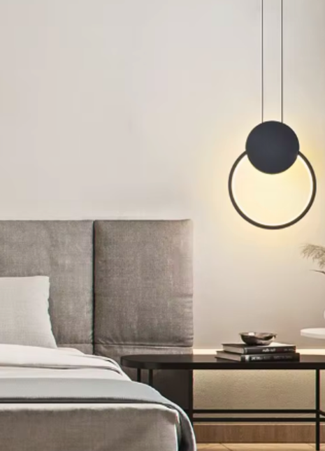 LunaLoop Pendant – Soft Halo Glow for Modern Interiors