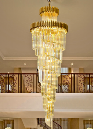 CROWNLUX EMPIRE (GOLDEN)- CRYSTAL DUPLEX CHANDELIER