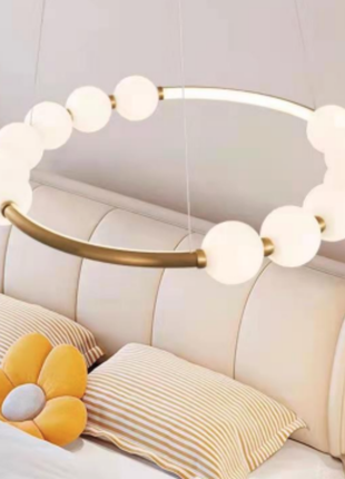 Orbita Pearl Glow ( 600mm) – Luxury Ring Chandelier