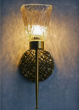 Veluna Sconce – Radiant Harmony in Amber Elegance