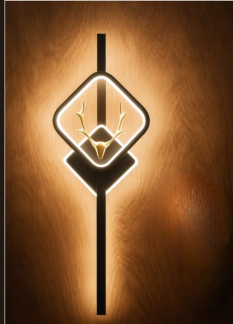 Linea Antler Wall Lamp – Contemporary Elegance with a Touch of Nature