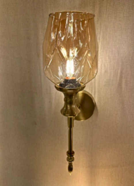Veluna Sconce – Radiant Harmony in Amber Elegance