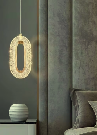 Arcéa Pendant – Modern Grace in Acrylic Radiance