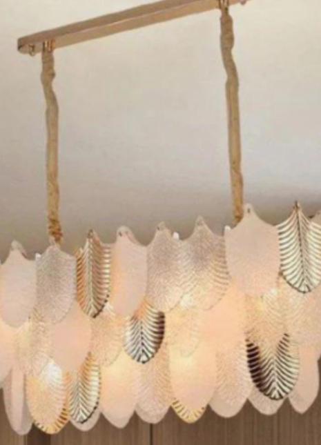 Vitraleaf Royal ( 800x300mm) - Luxury Linear Chandelier