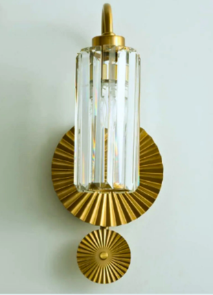 Glinté Crystal Wall Light – Modern Luxury Sconce for Living Room, Bedroom & Hallways