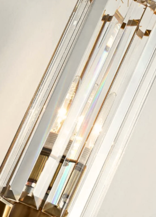 Glinté Crystal Wall Light – Modern Luxury Sconce for Living Room, Bedroom & Hallways