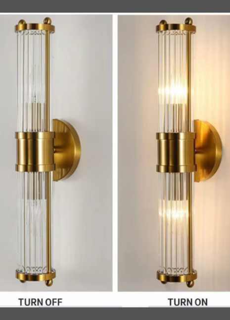 Golden Stride Wall Light