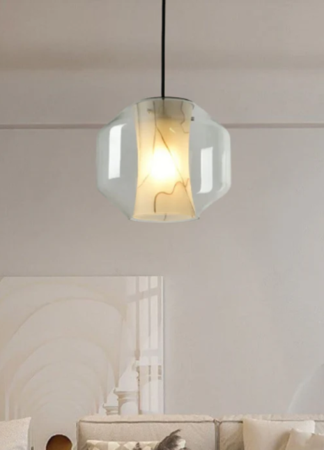 Opaline Pendant – Frosted Glass Designer Light