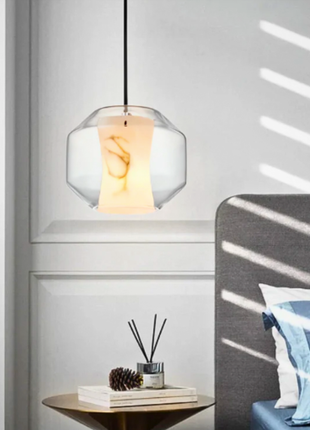 Opaline Pendant – Frosted Glass Designer Light
